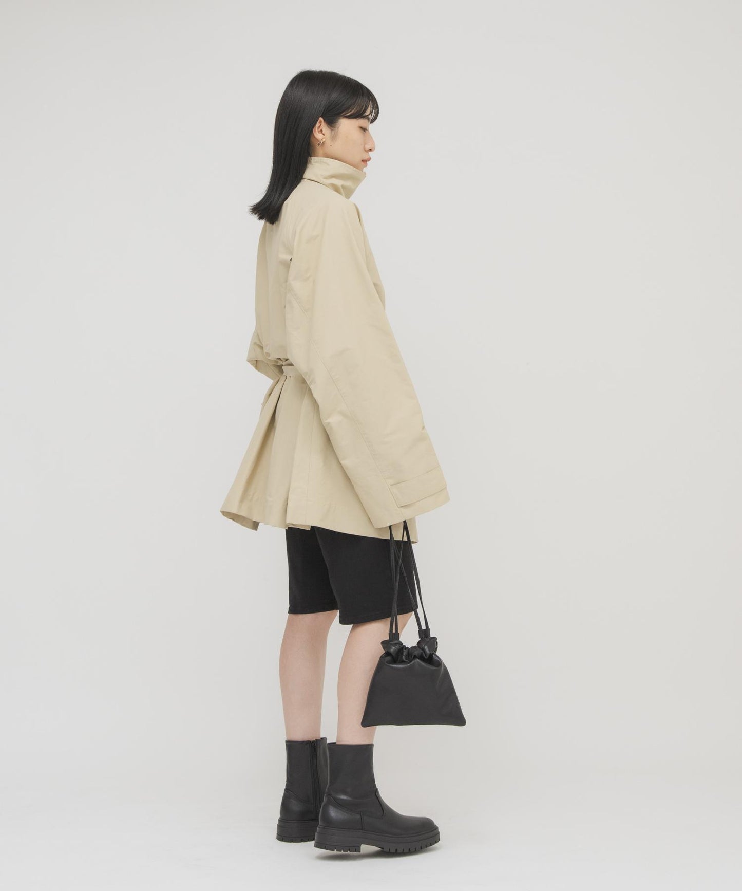 帳篷版型寬鬆中長款大衣