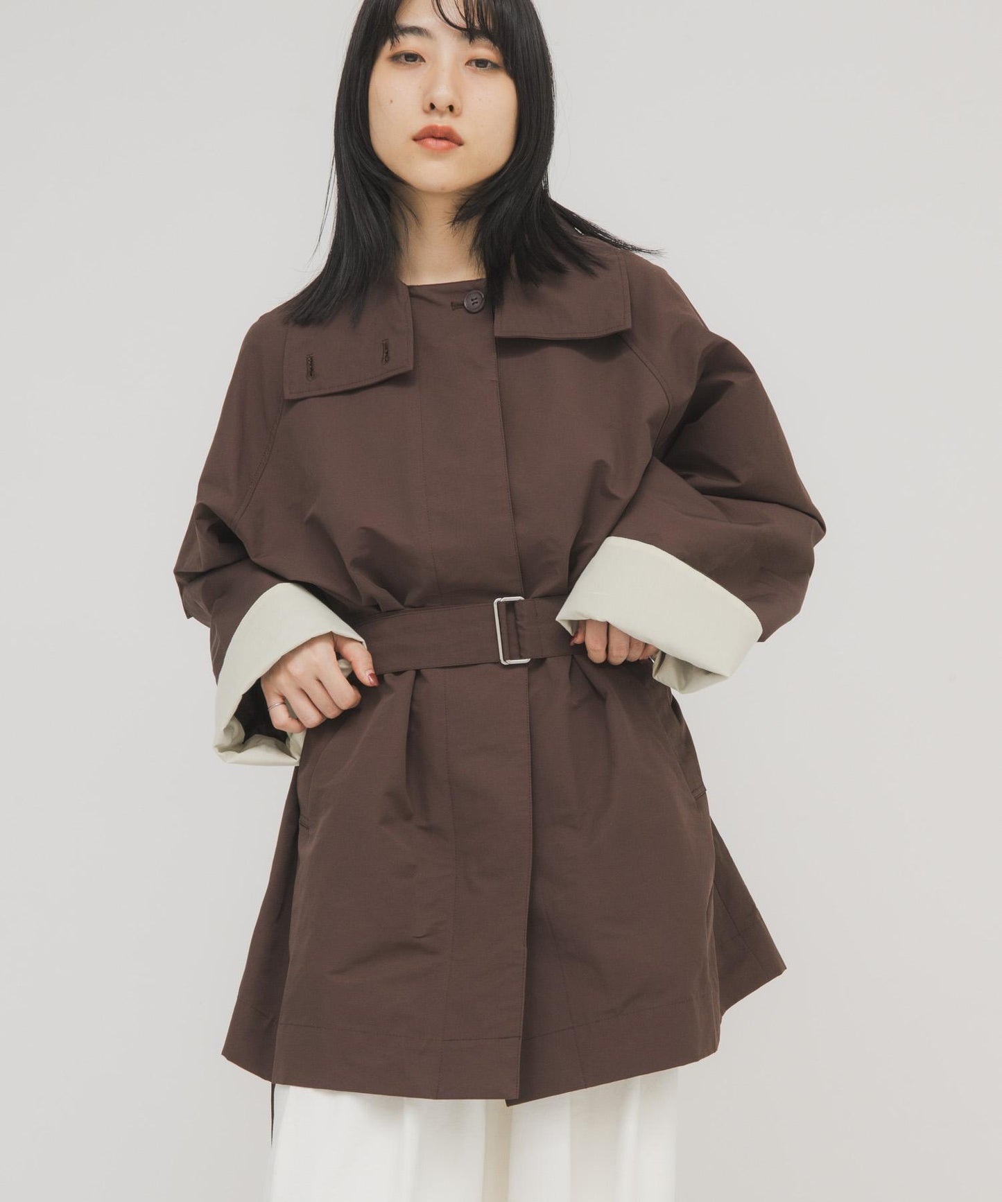 帳篷版型寬鬆中長款大衣