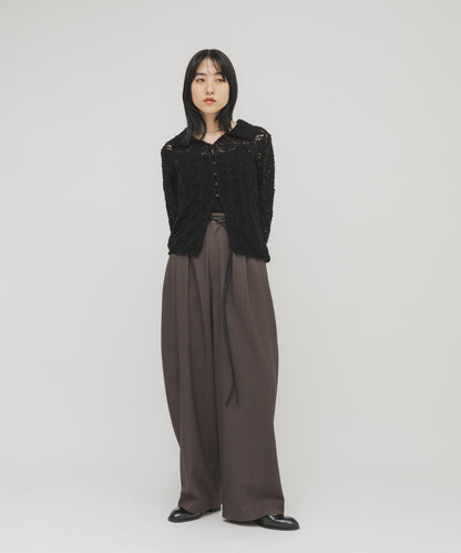 2尺碼可選腰帶套裝西裝褲