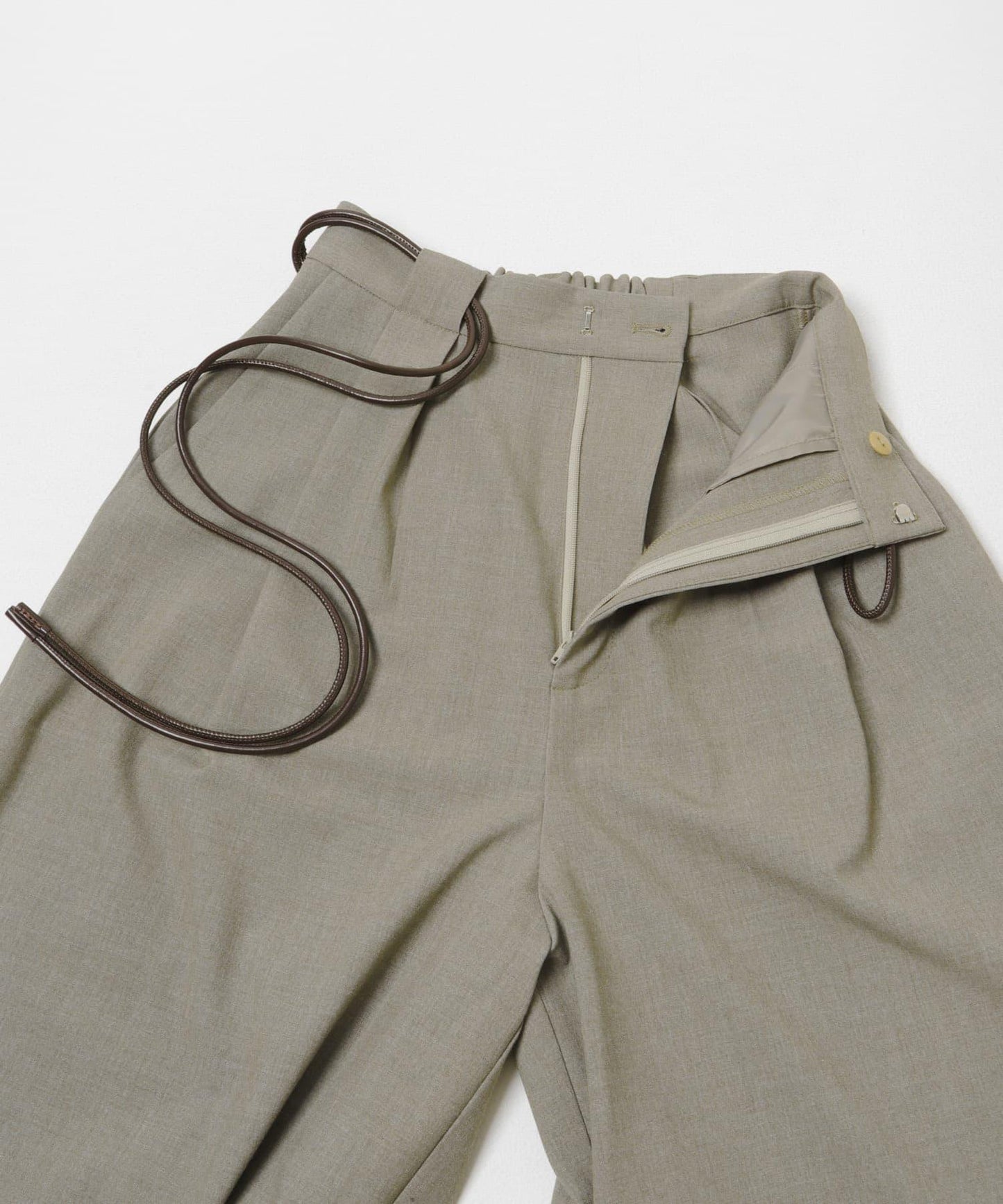 2尺碼可選腰帶套裝西裝褲