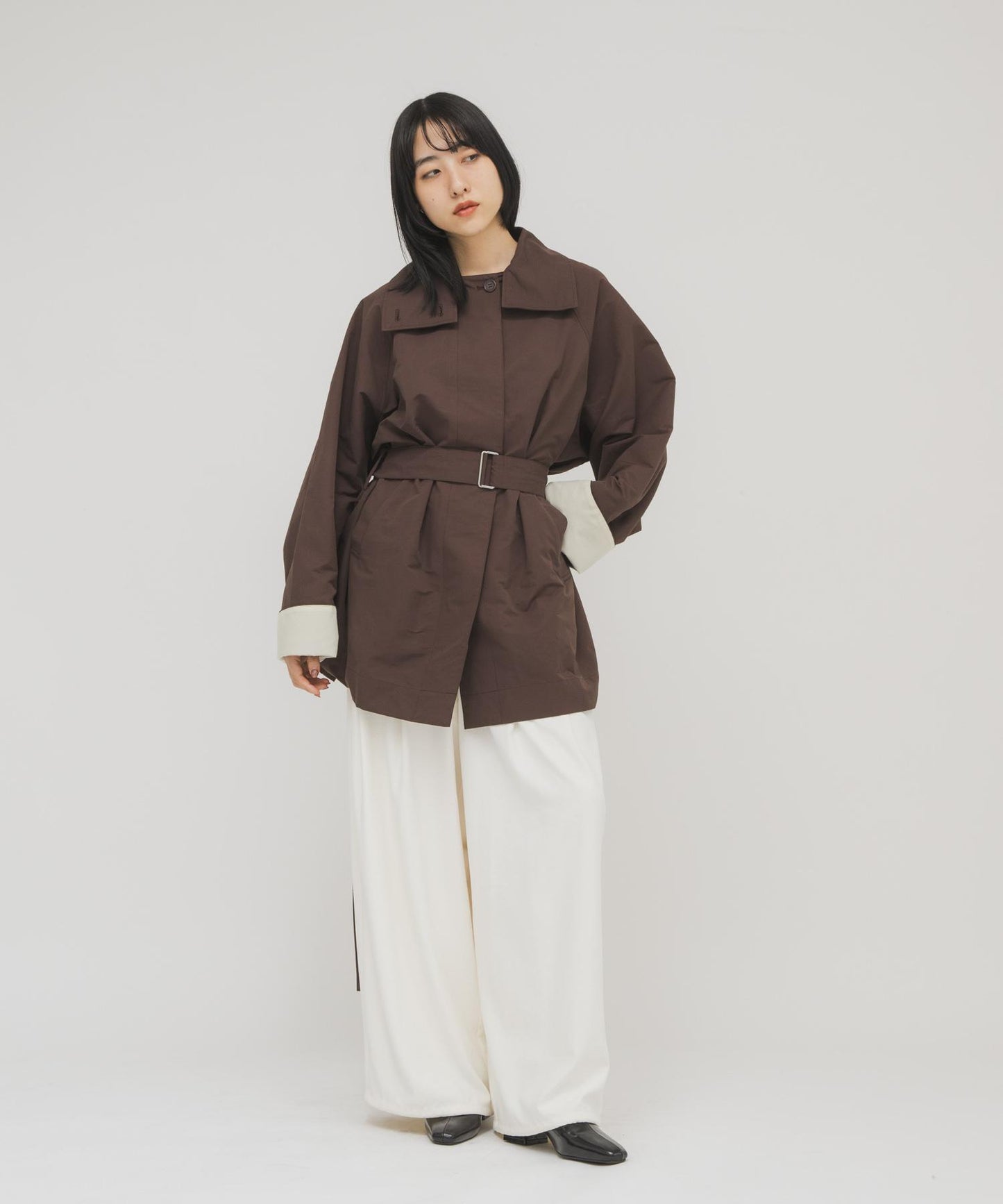 帳篷版型寬鬆中長款大衣