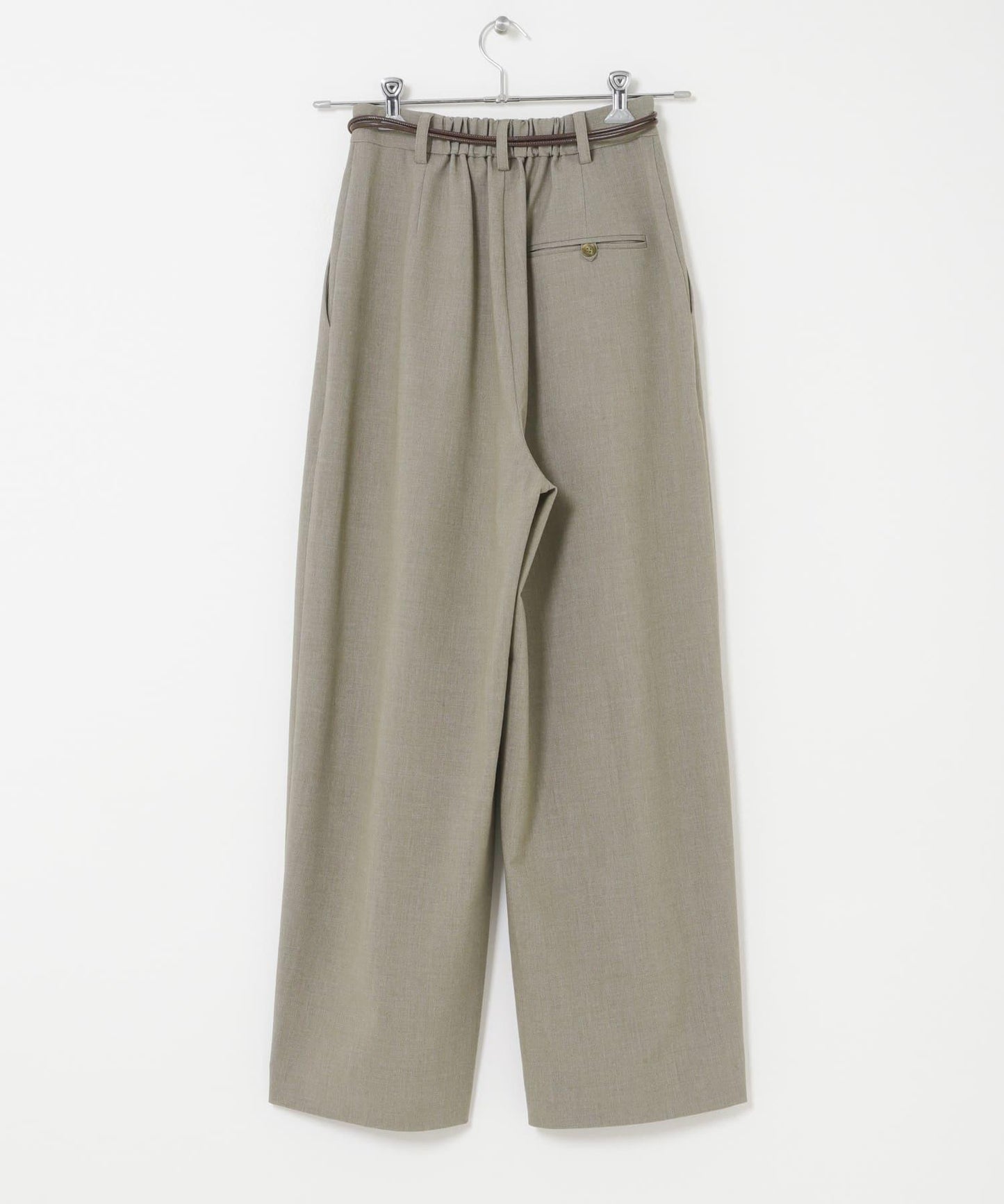 2尺碼可選腰帶套裝西裝褲