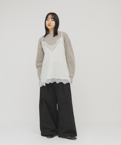 復古風蕾絲吊帶背心