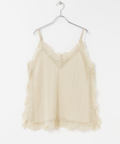 復古風蕾絲吊帶背心