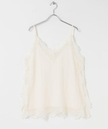 復古風蕾絲吊帶背心