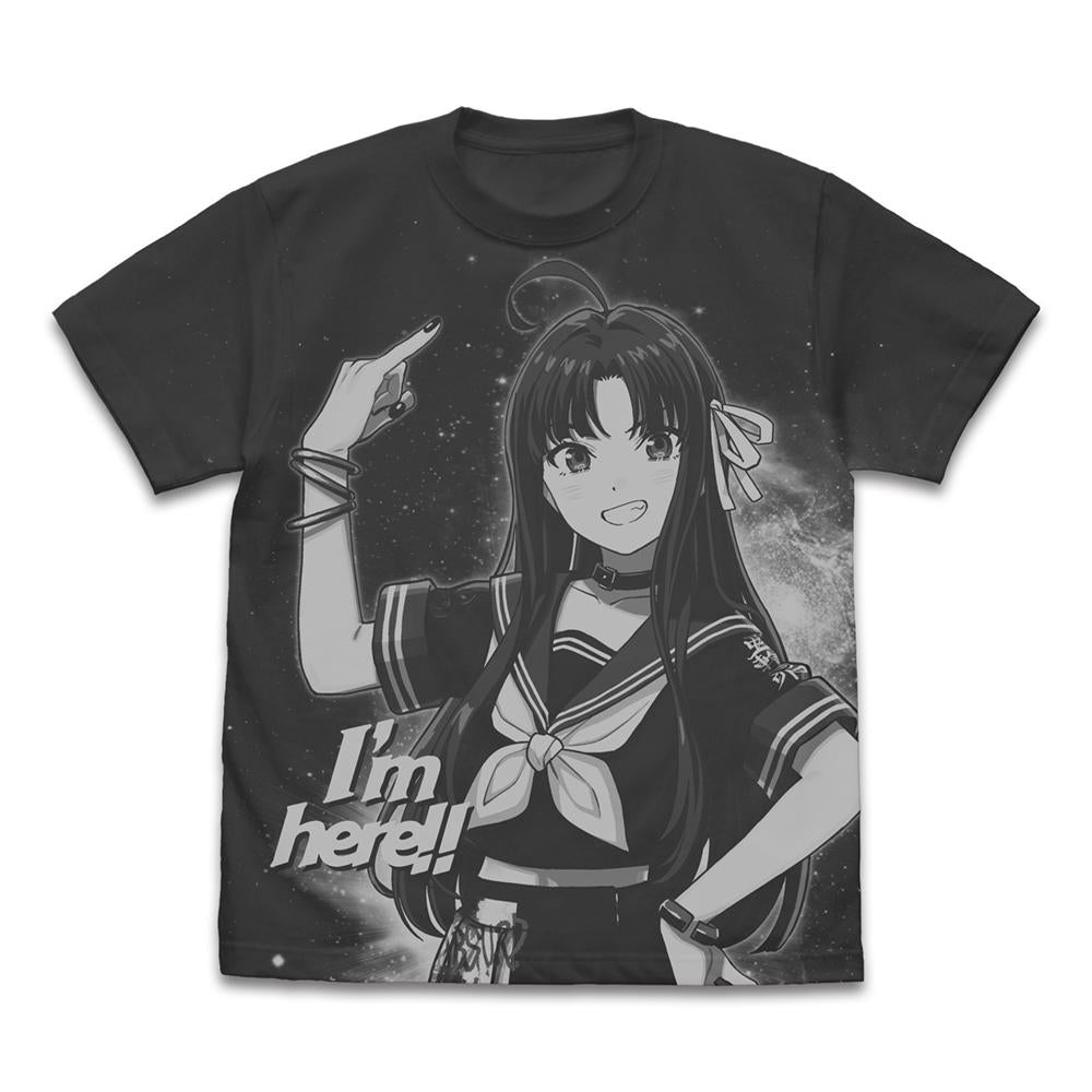 哭泣少女樂隊 XL碼 安和昴 全印花T恤/墨色