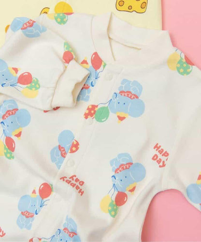 Bpop POP全印花順滑連體衣