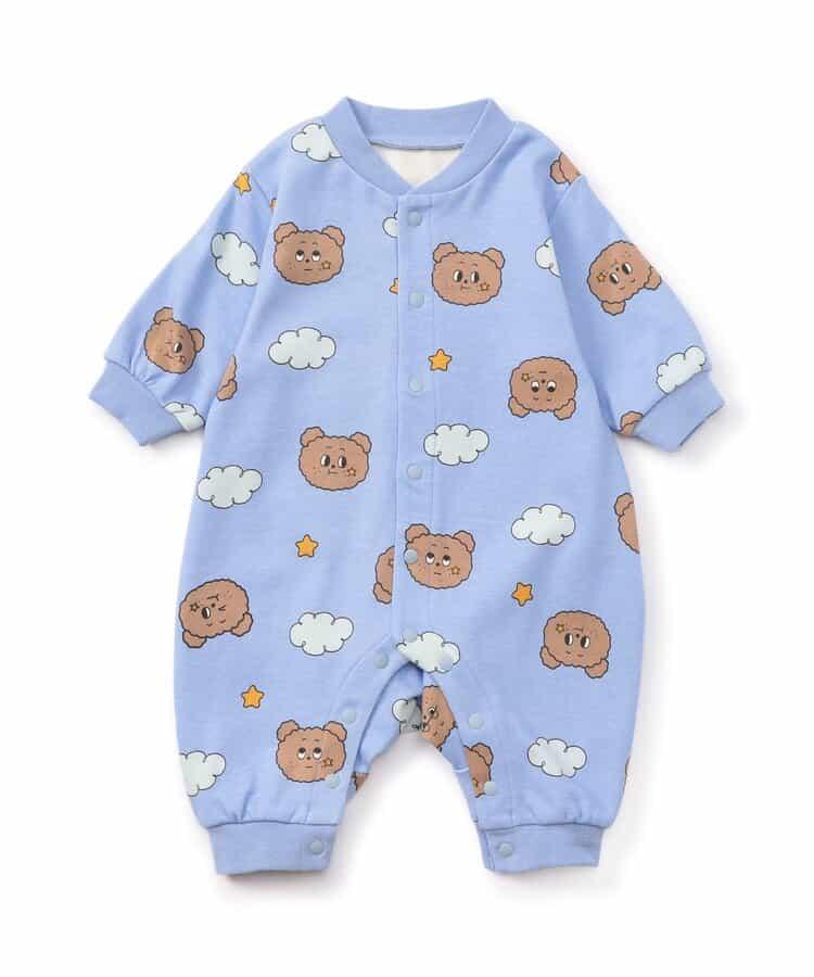 Bpop POP全印花順滑連體衣