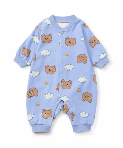 Bpop POP全印花順滑連體衣