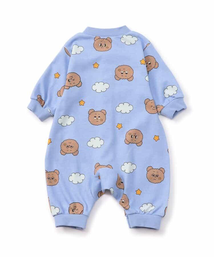 Bpop POP全印花順滑連體衣