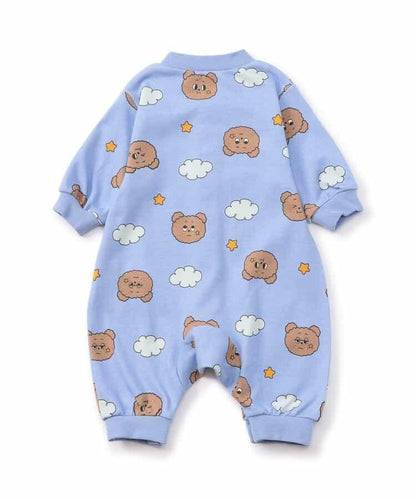 Bpop POP全印花順滑連體衣