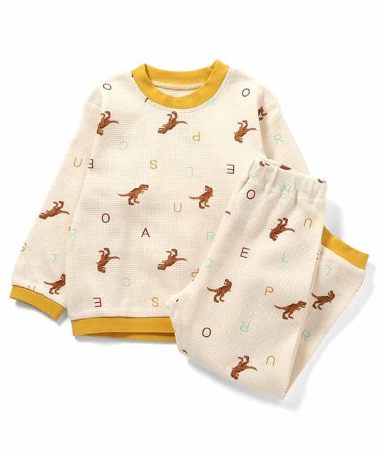 恐龍·汽車圖案睡衣 十分褲