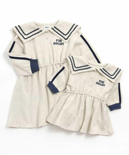 リンク 水手風毛圈連體衣