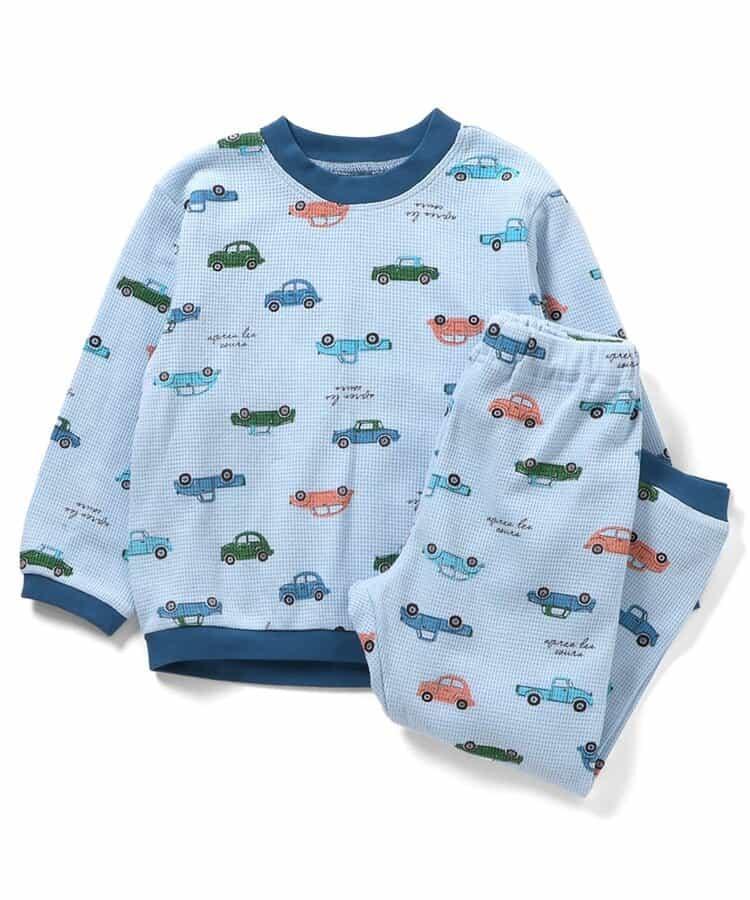 恐龍·汽車圖案睡衣 十分褲