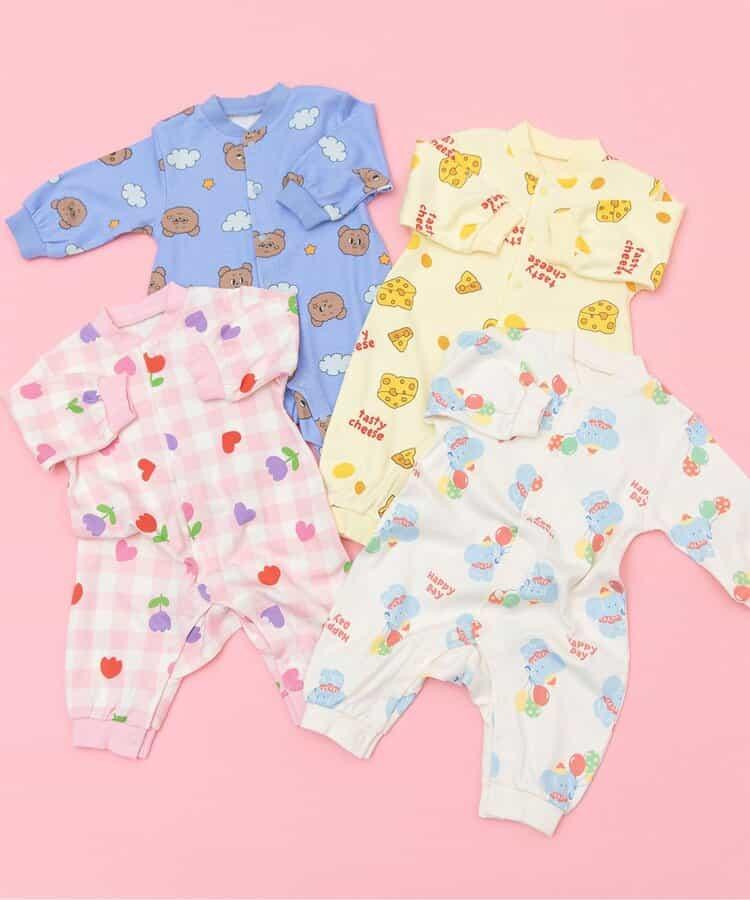 Bpop POP全印花順滑連體衣