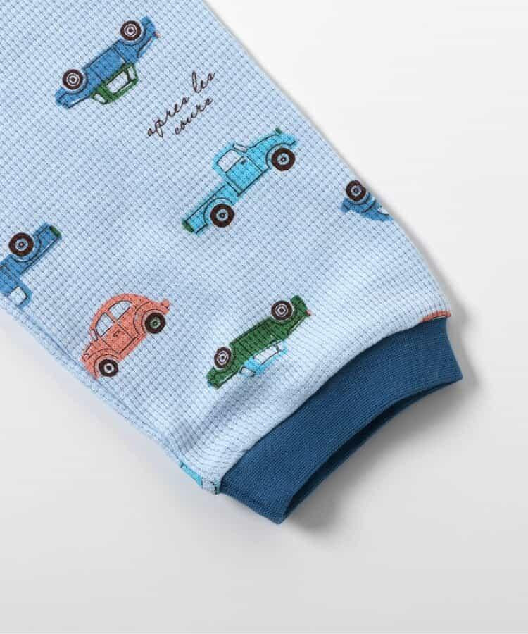 恐龍·汽車圖案睡衣 十分褲