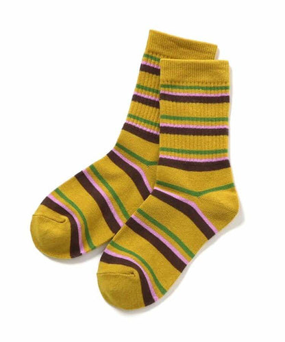 3P裝A 條紋圖案襪