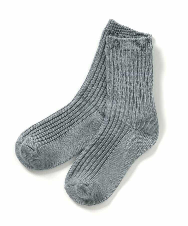 3P裝A款自然色羅紋襪