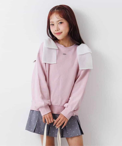 肩部蝴蝶結衛衣