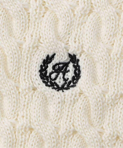 【適合禮儀場合】鏤空編織針織背心&襯衫套裝