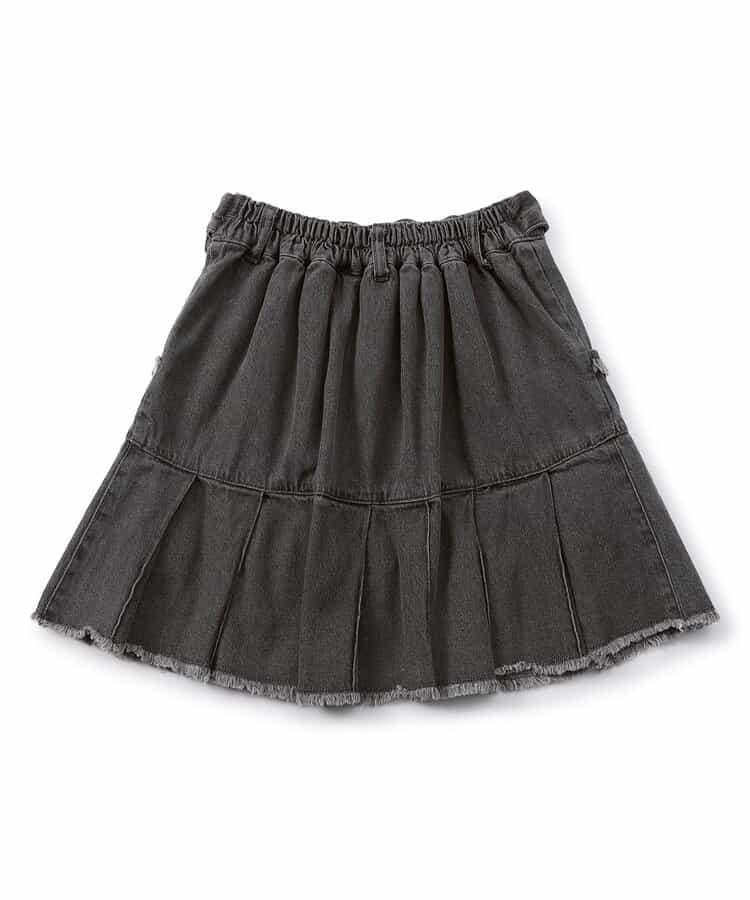 牛仔百褶裙褲