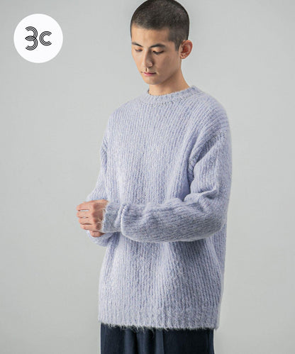 new basic ALPACA TSUMUGI KNIT 針織上衣