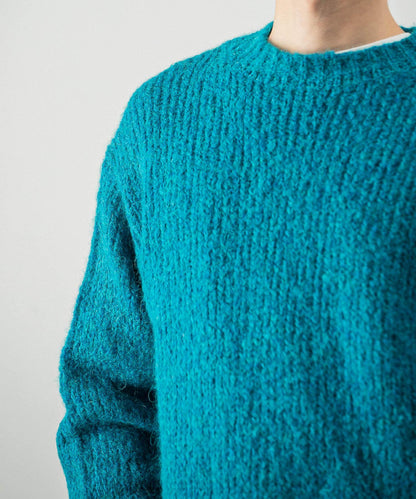 new basic ALPACA TSUMUGI KNIT 針織上衣
