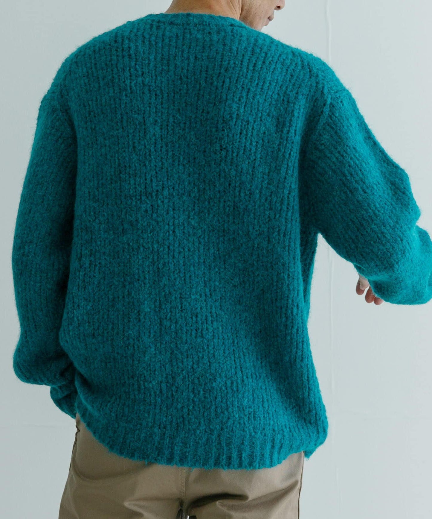 new basic ALPACA TSUMUGI KNIT 針織上衣