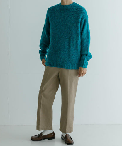 new basic ALPACA TSUMUGI KNIT 針織上衣
