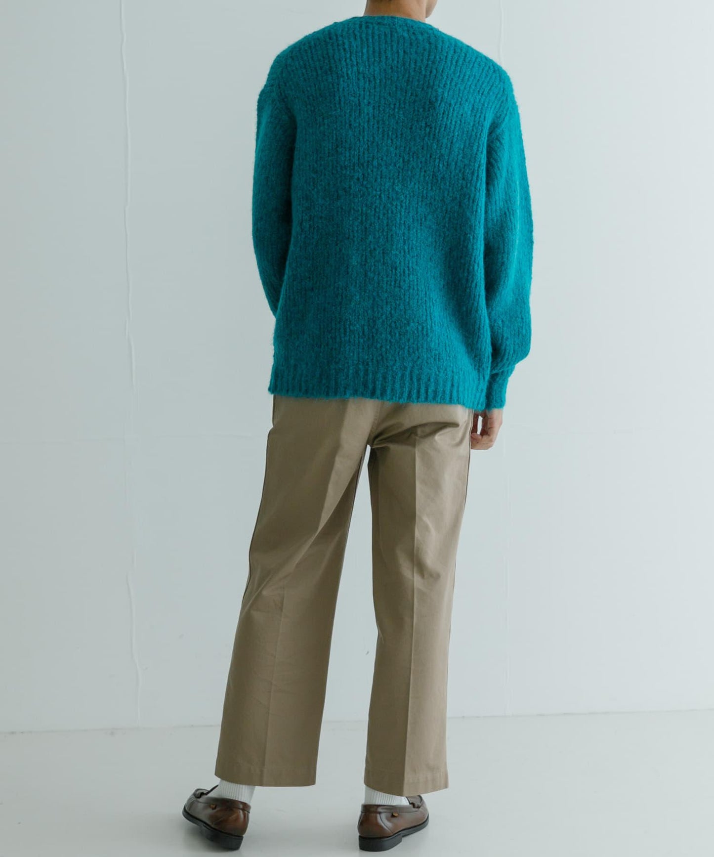 new basic ALPACA TSUMUGI KNIT 針織上衣