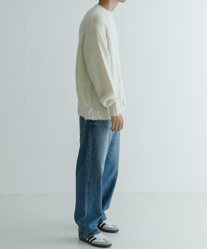 new basic ALPACA TSUMUGI KNIT 針織上衣