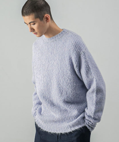 new basic ALPACA TSUMUGI KNIT 針織上衣
