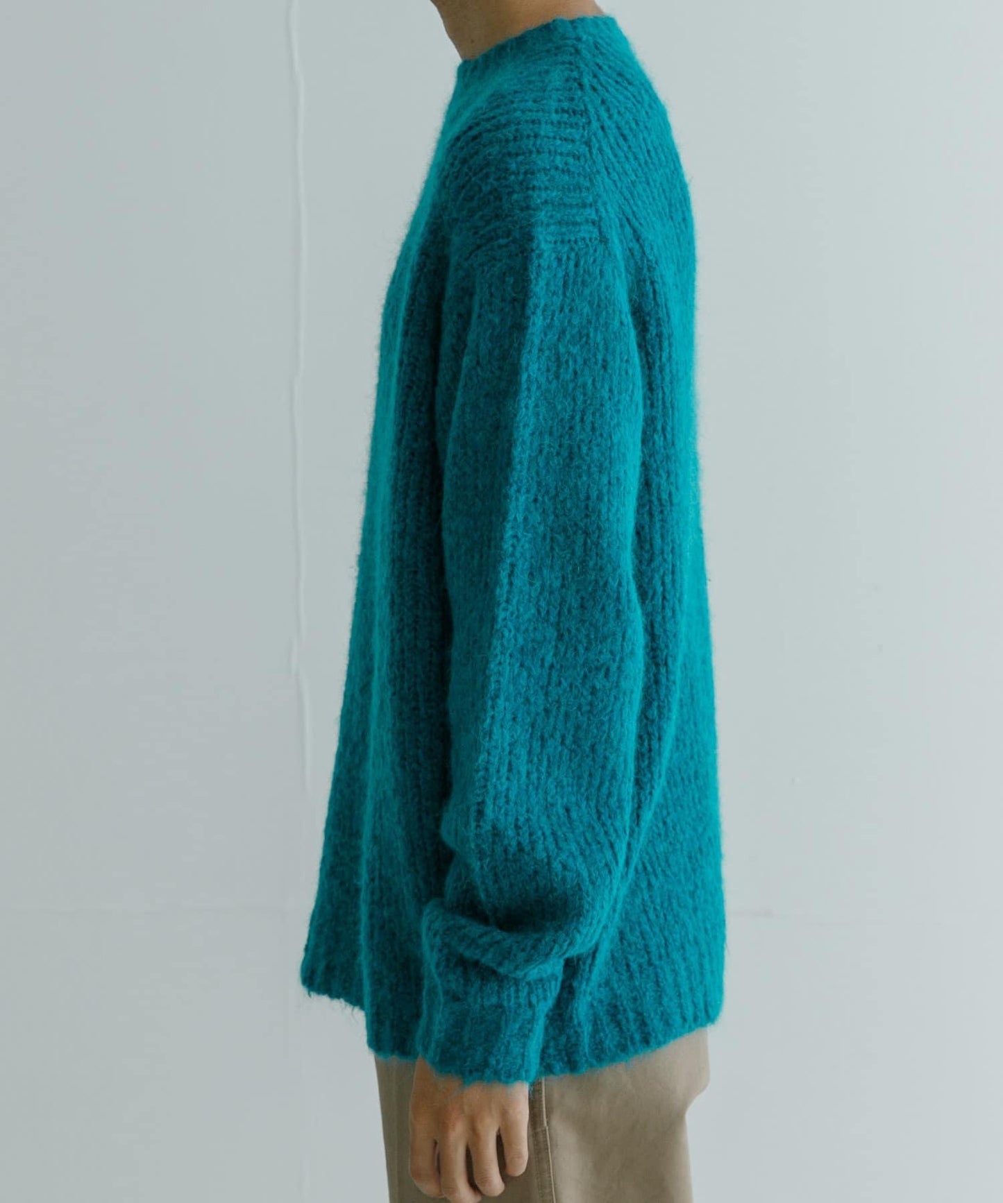 new basic ALPACA TSUMUGI KNIT 針織上衣