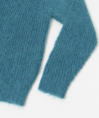 new basic ALPACA TSUMUGI KNIT 針織上衣