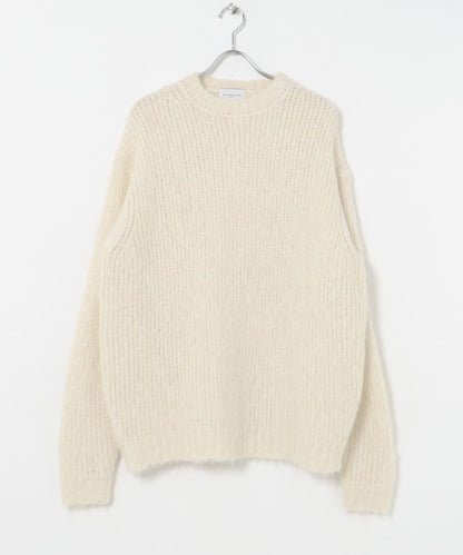 new basic ALPACA TSUMUGI KNIT 針織上衣