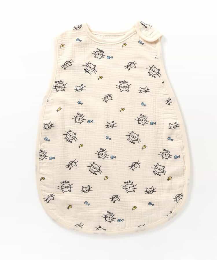 貓兔圖案 紗布睡袋