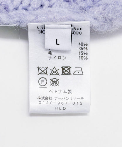 new basic ALPACA TSUMUGI KNIT 針織上衣