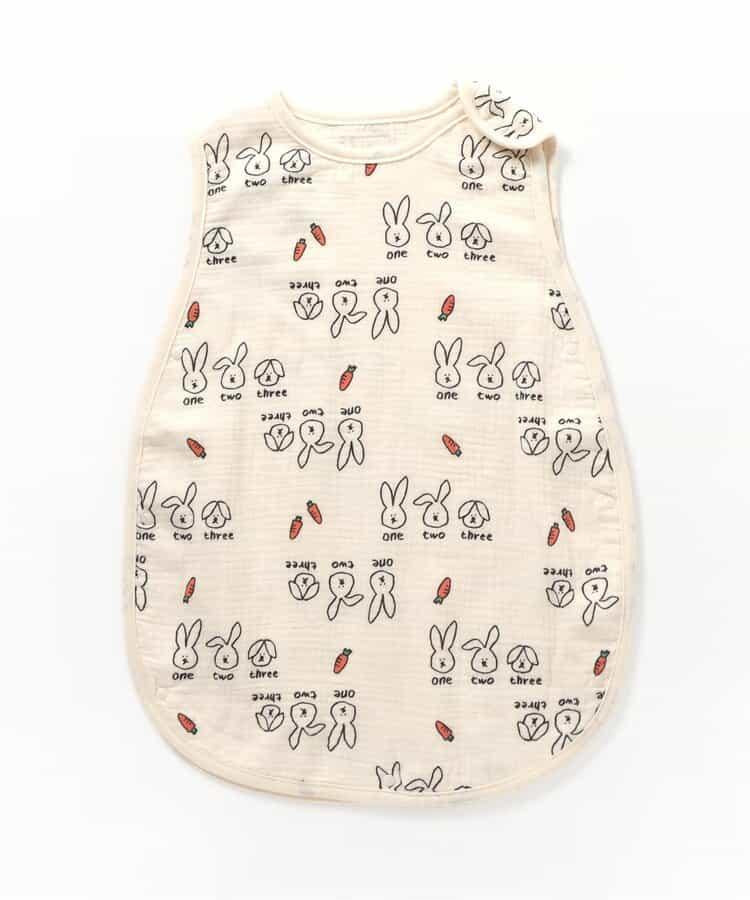 貓兔圖案 紗布睡袋