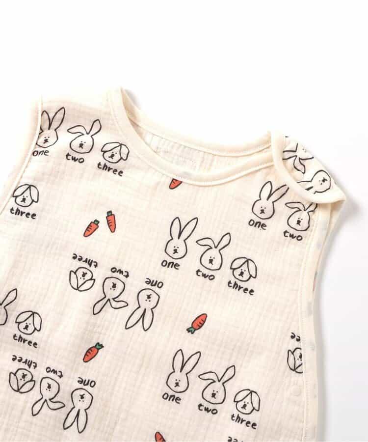 貓兔圖案 紗布睡袋