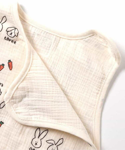 貓兔圖案 紗布睡袋