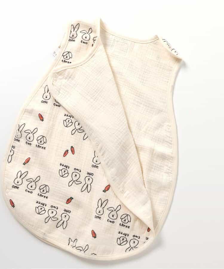 貓兔圖案 紗布睡袋