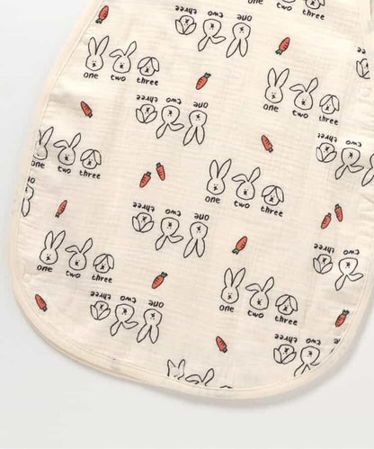 貓兔圖案 紗布睡袋