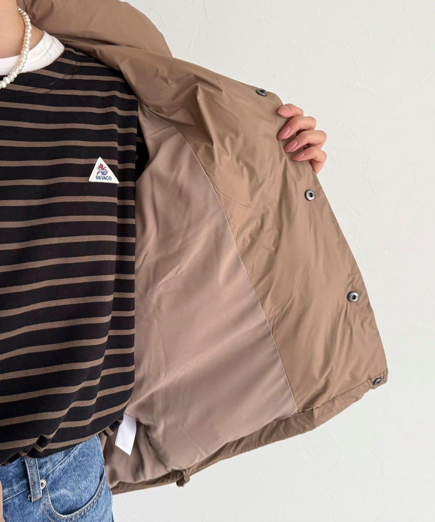 GEVACO/ゲバコ 無車線中厚夾棉夾克