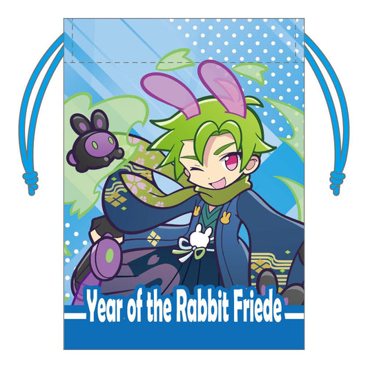 《噗喲噗喲》（噗喲噗喲） うさぎどしのフリード 迷你巾著