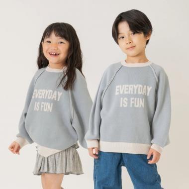 文字LOGO 針織上衣