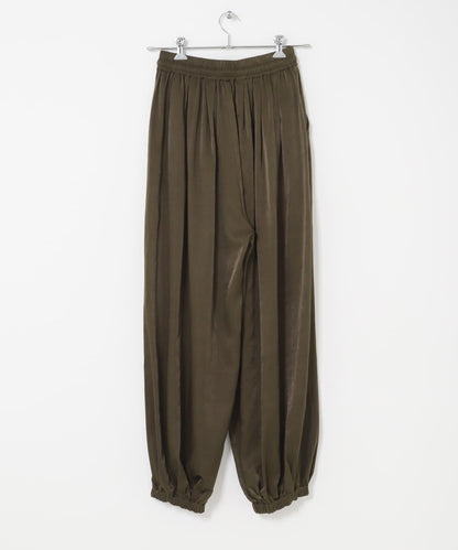 緞面 氣球廓形 褲子