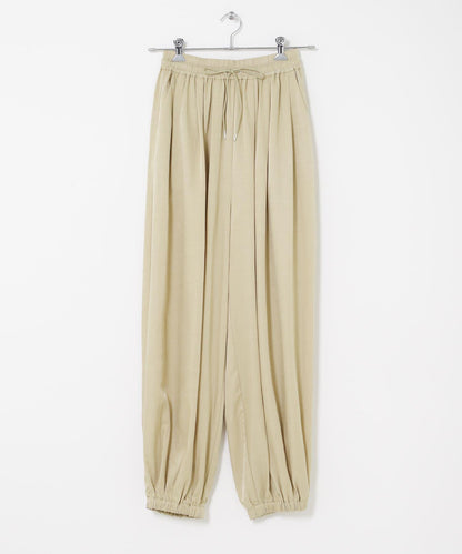 緞面 氣球廓形 褲子