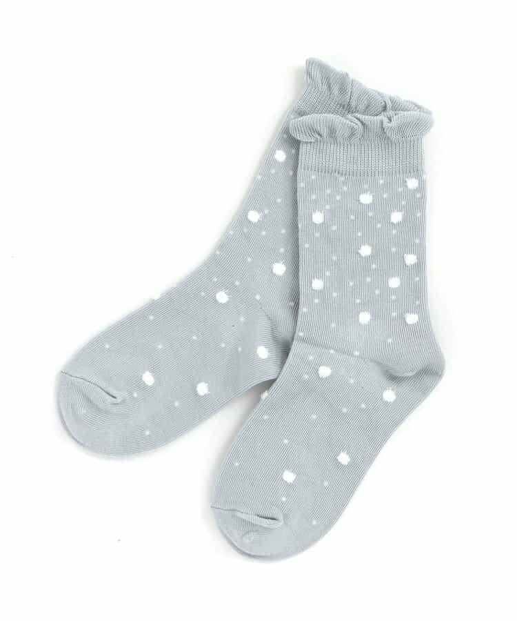 3P対象A 波點圖案襪子 秋款