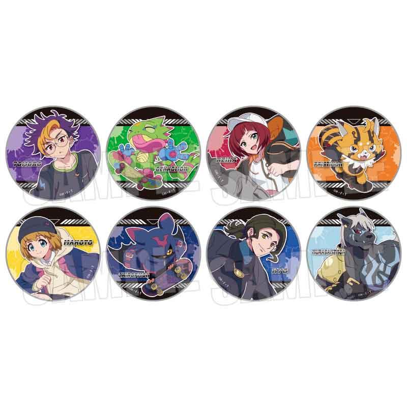 DIGIMON BEATBREAK（數碼寶貝） Skater ver. 徽章 完整套裝（8個裝）