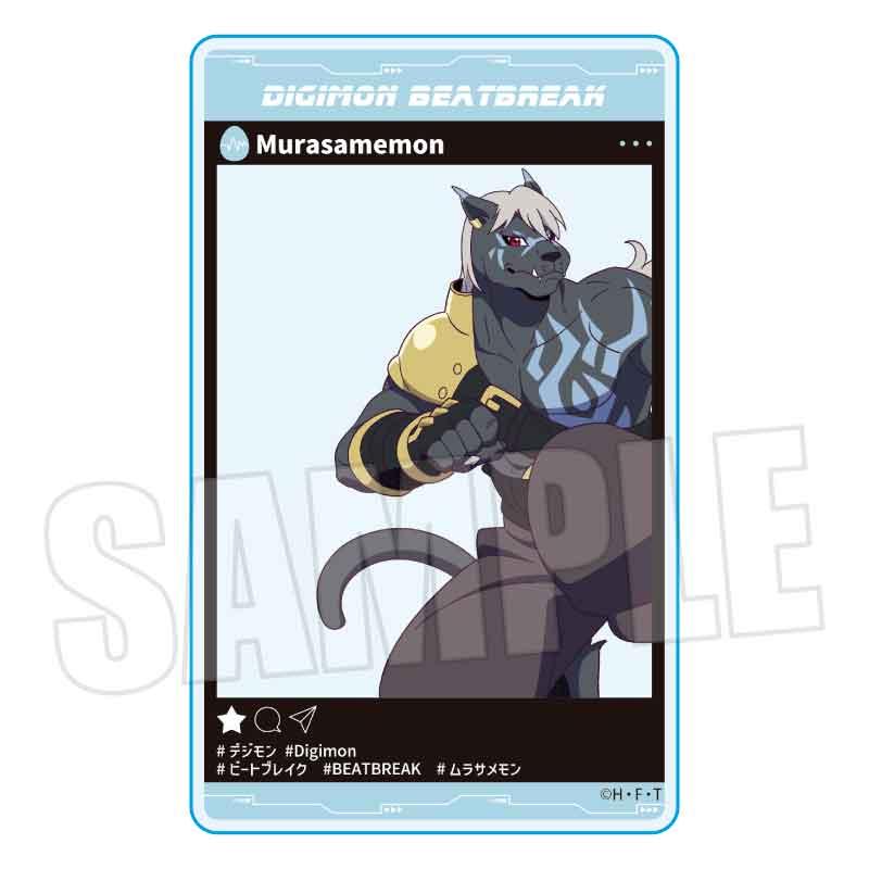 DIGIMON BEATBREAK（數碼寶貝） ムラサメモン 亞克力卡片 Skater ver.